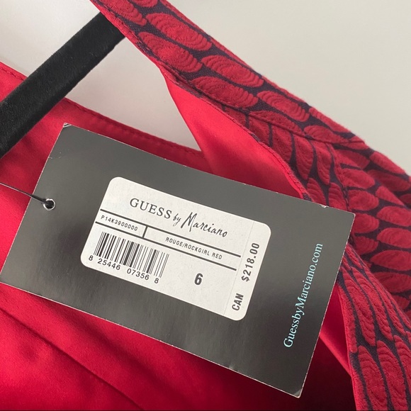 Guess by Marciano Halter Red Mini Dress - Size S - Picture 9 of 11